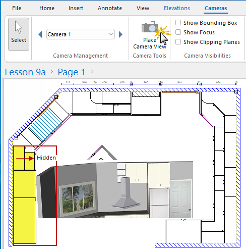 Click to view Camera added in 3D Display with added filters.